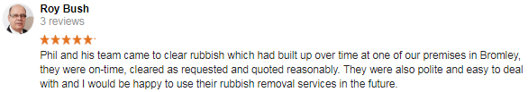 nunhead rubbish clearance